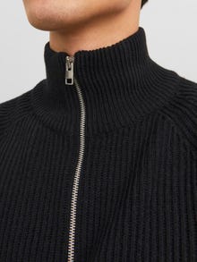 Jack & Jones Plain Half Zip Jumper -Black - 12236308