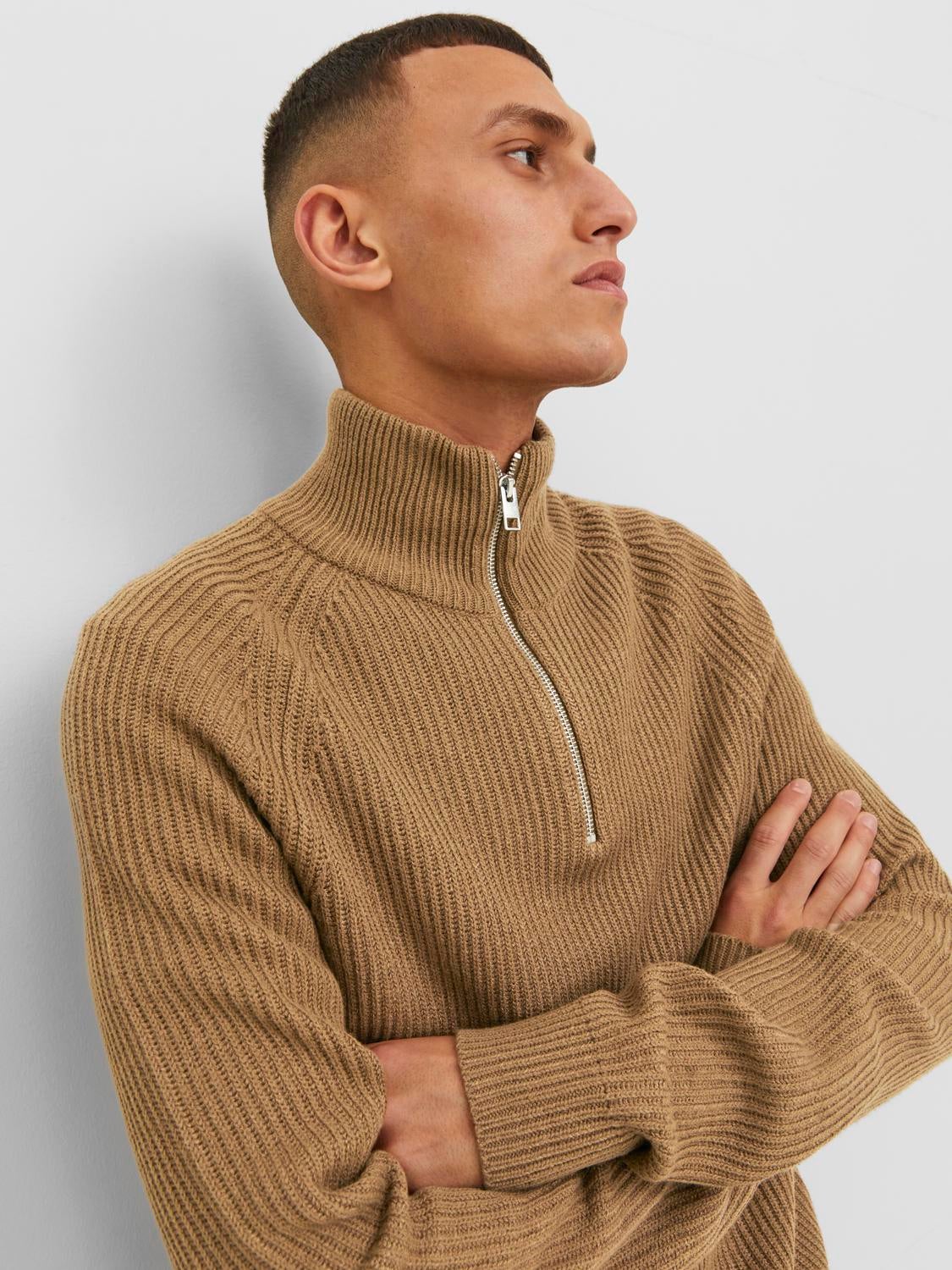 Pull demi-zip avec une remise de 20% | Jack & Jones®