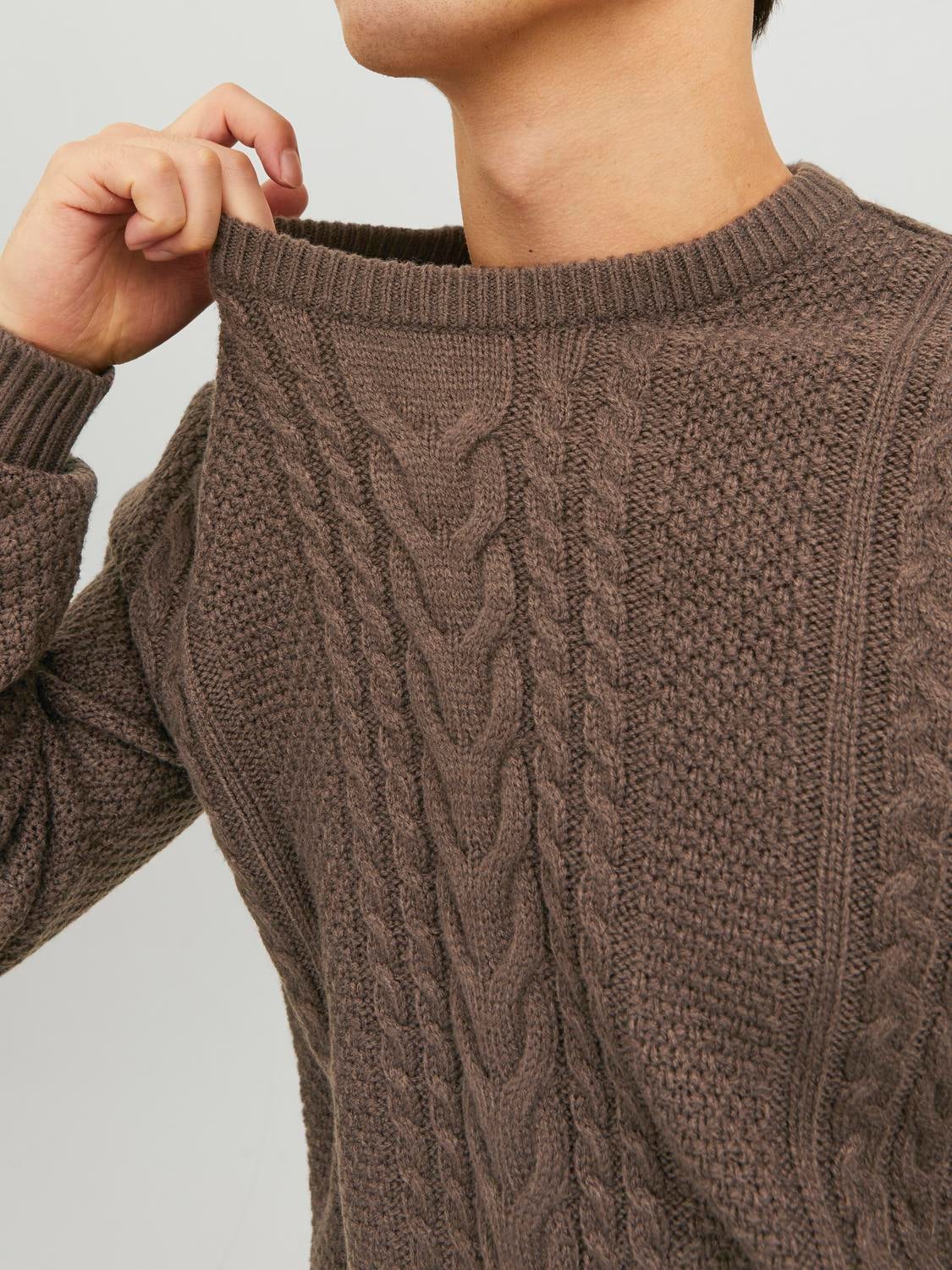 Jack and jones cable knit jumper hot sale