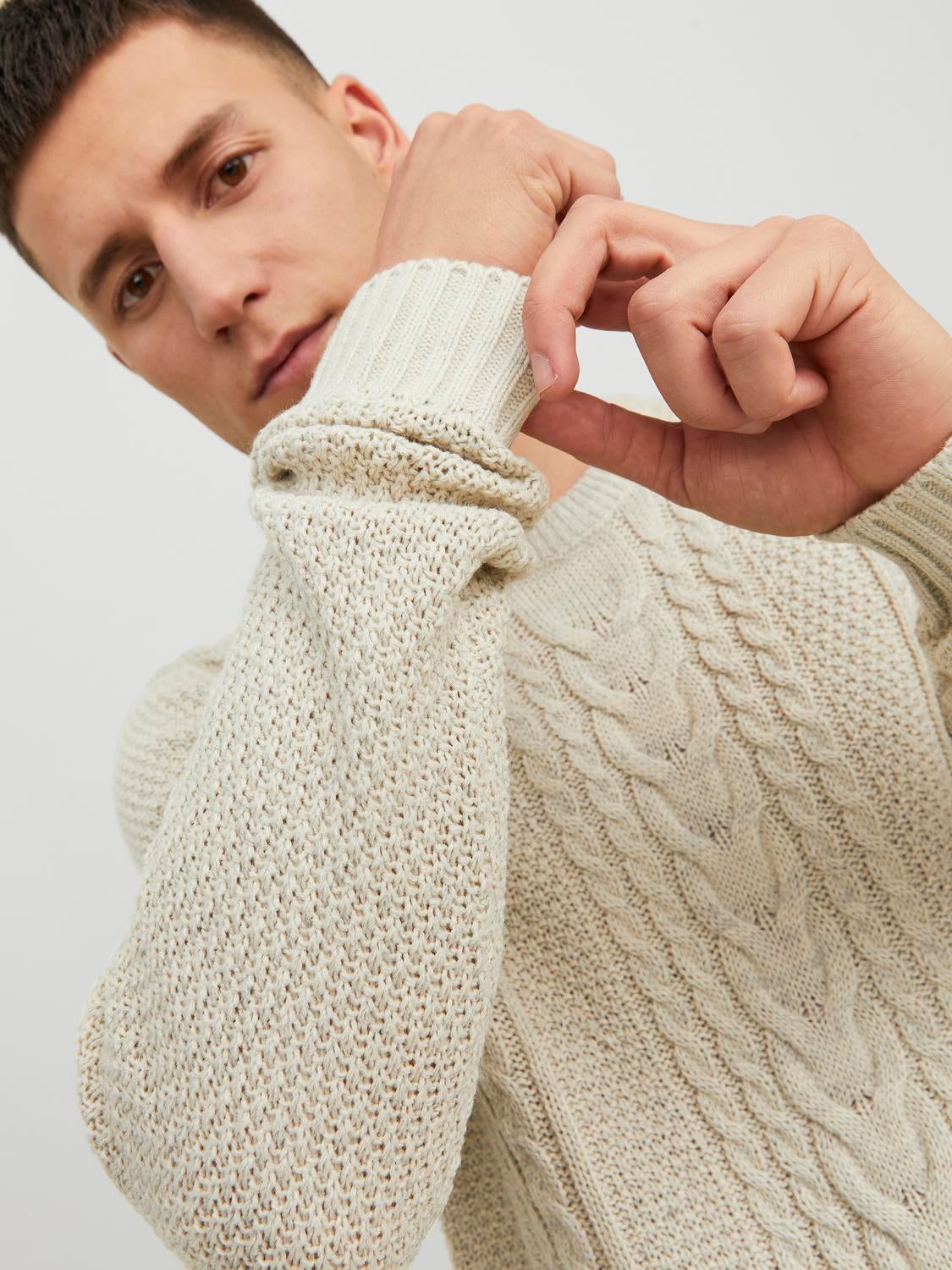 Jack and jones sales cable knit jumper