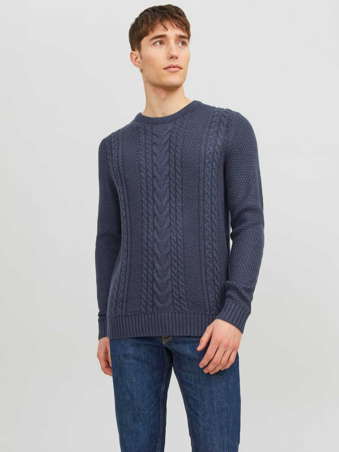 Jack and jones cable knit clearance jumper