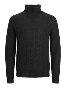 Jack & Jones Bez vzoru Rolák -Black - 12236315