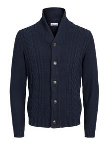 Jack & Jones Plain Knitted cardigan -Sky Captain - 12236318