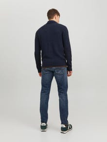 Jack & Jones Plain Knitted cardigan -Sky Captain - 12236318