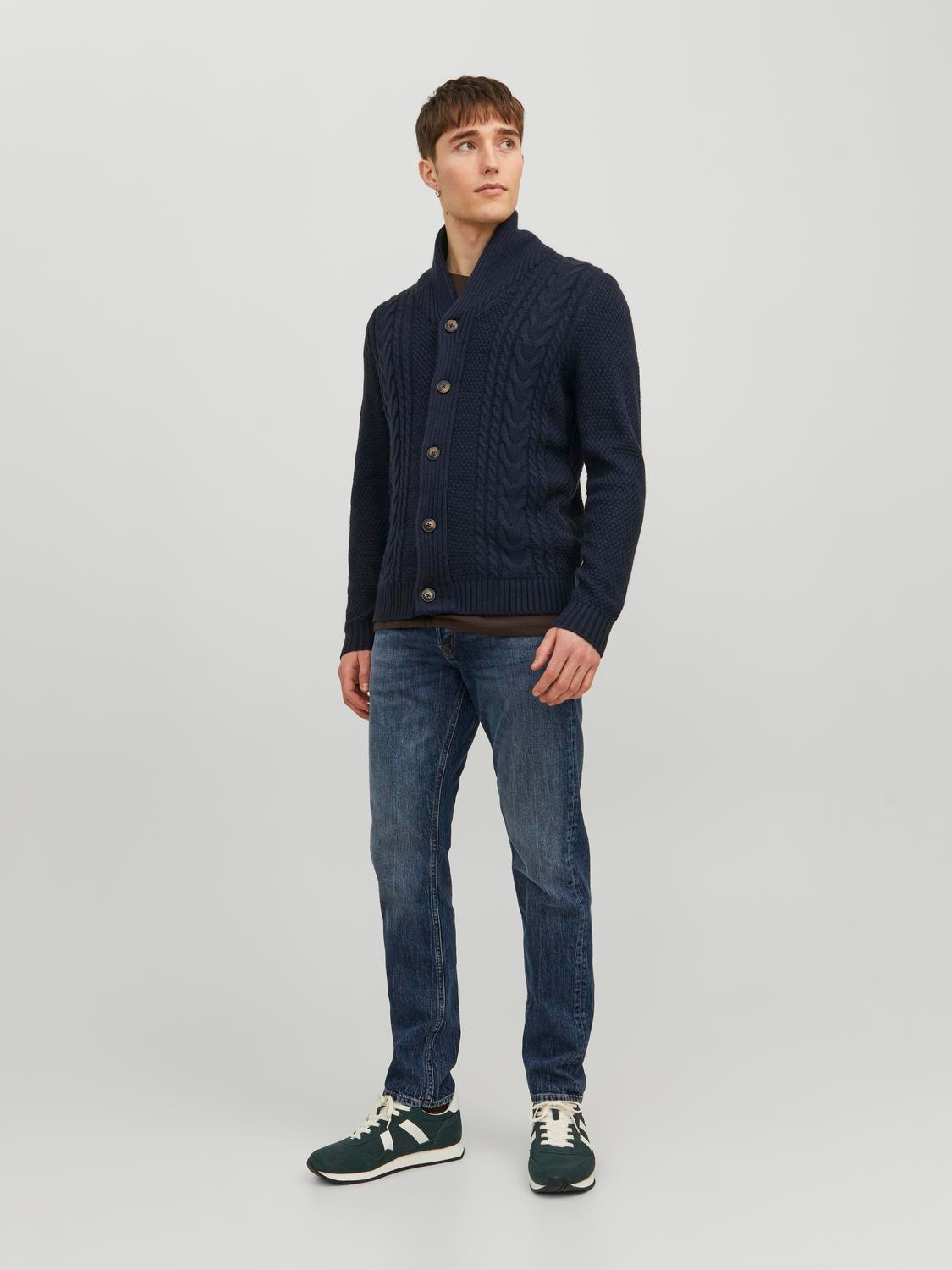 Jack & Jones Πλεκτή ζακέτα -Sky Captain - 12236318