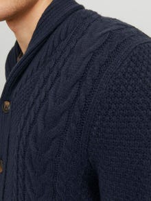 Jack & Jones Plain Knitted cardigan -Sky Captain - 12236318