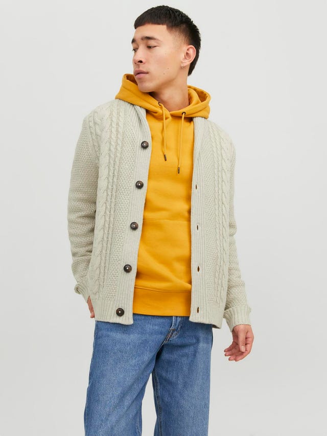 Jack & Jones Einfarbig Strickjacke - 12236318