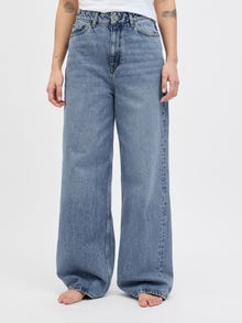 JJXX JXTOKYO WIDE HW JEANS R6031 DNM NOOS -Medium Blue Denim - 12236326