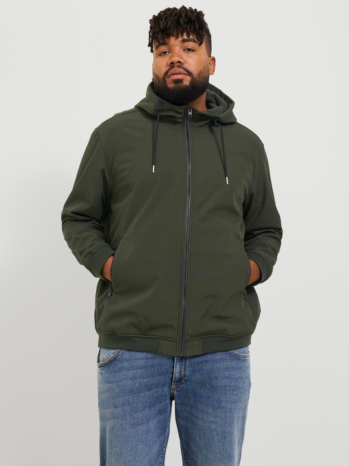 Plus Size Softshell Jacke