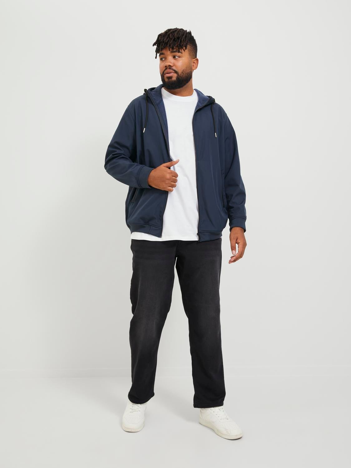Plus Size Softshell jacket | Dark Blue | Jack & Jones®