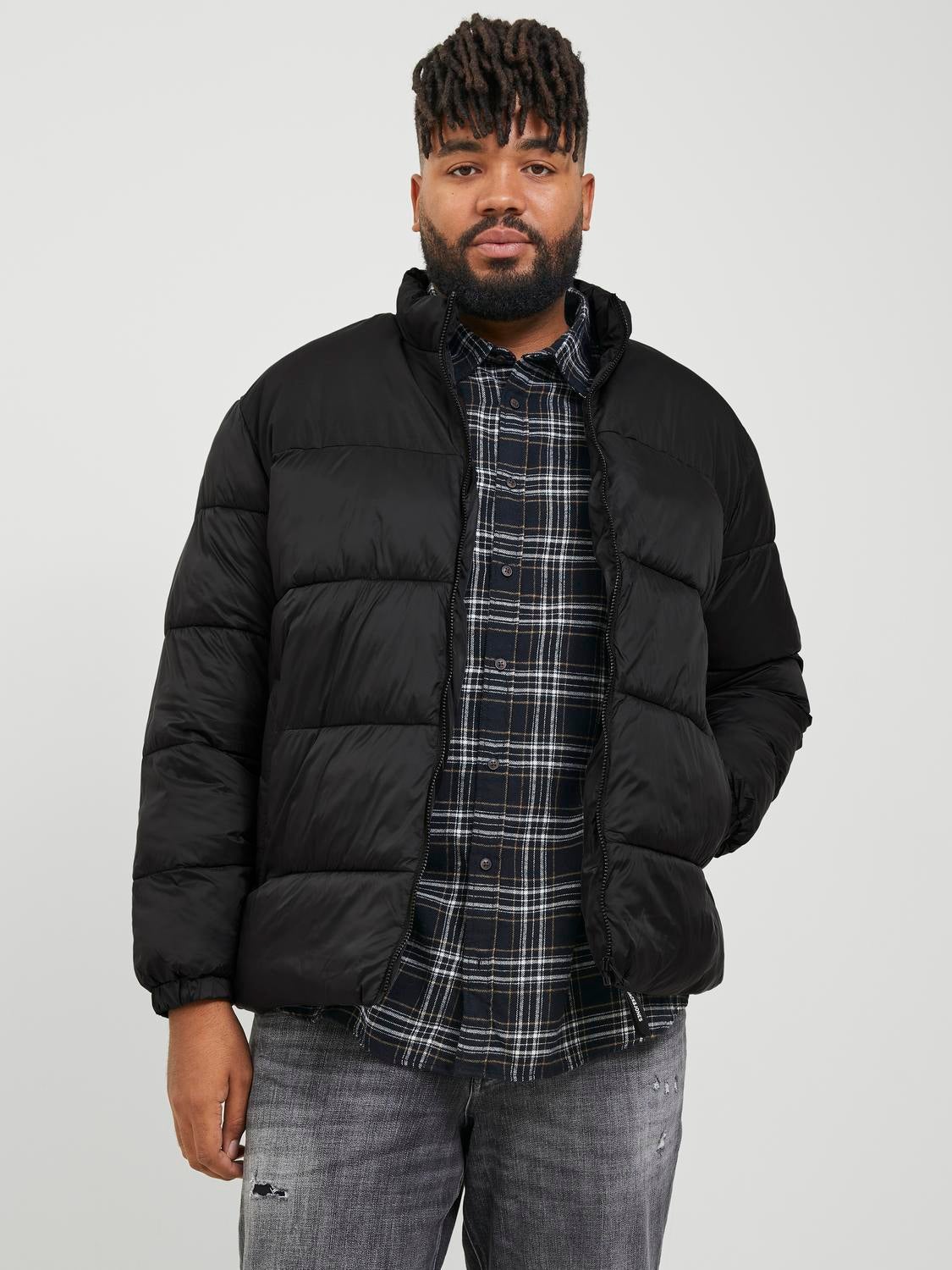 Buy Jack & Jones Men Black Solid Polar Jacket - Jackets for Men 19348948 |  Myntra