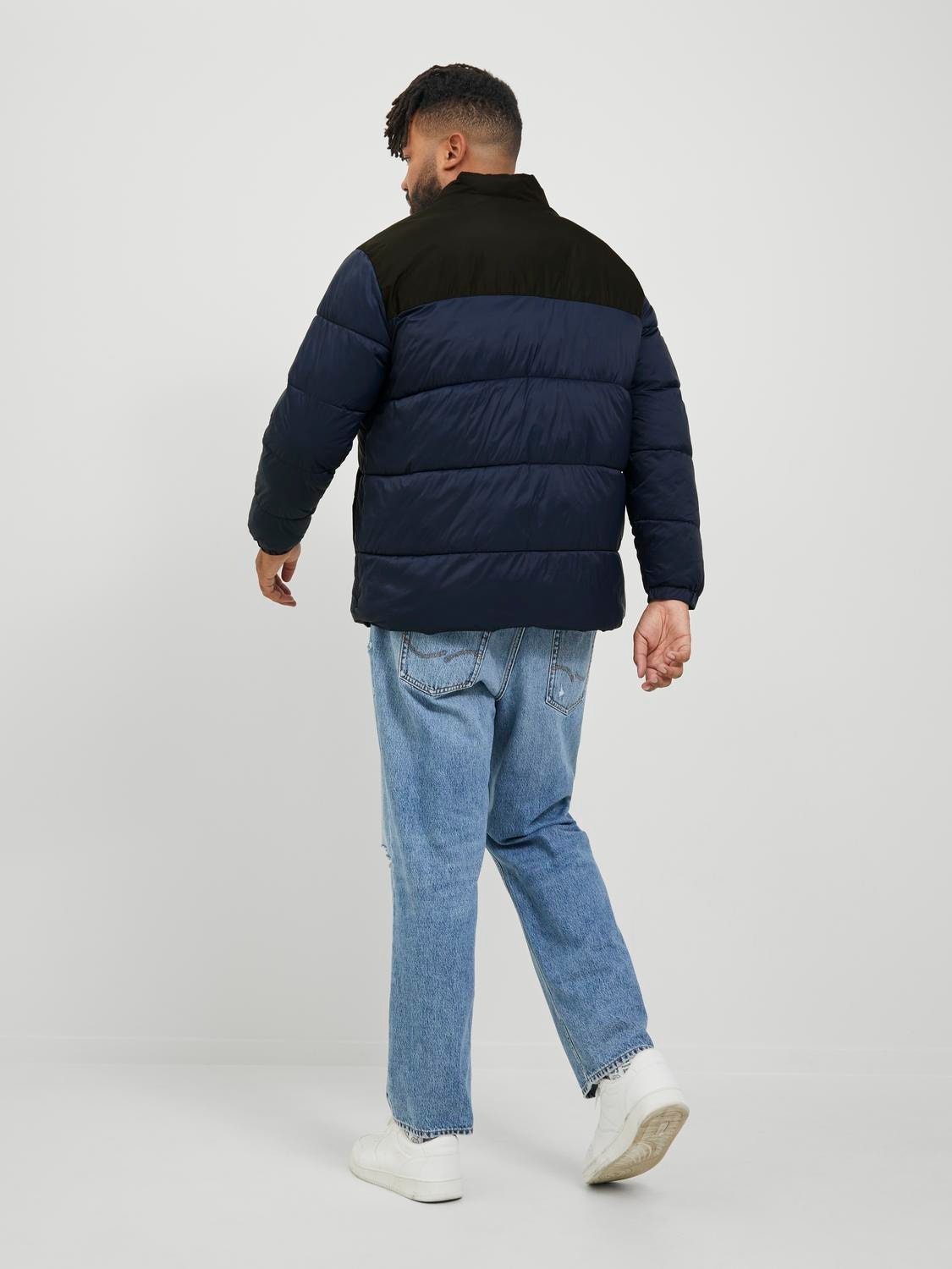 Jack & Jones Plus Size Puffer jacket -Navy Blazer - 12236356