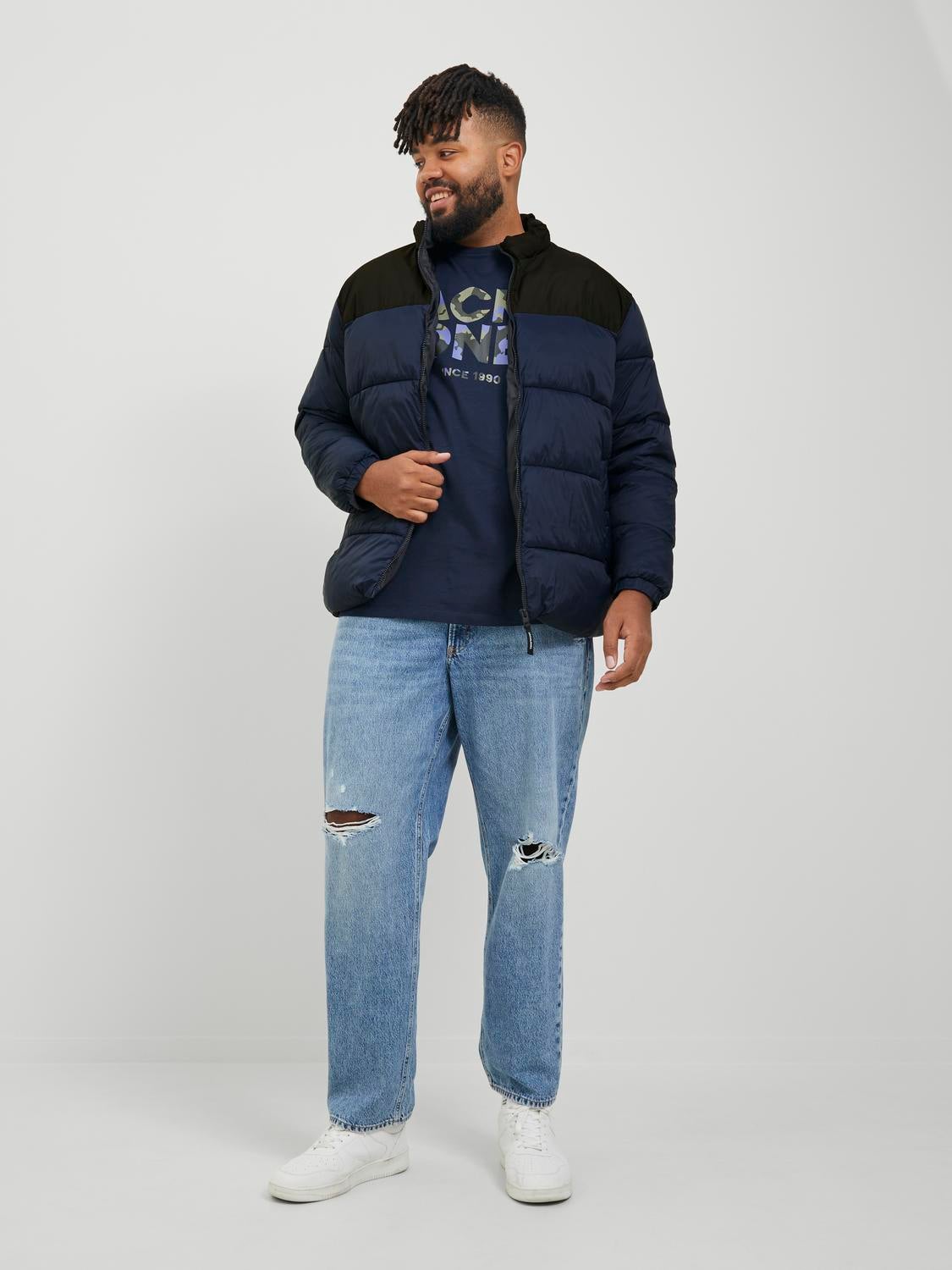 North face plus store size puffer jacket