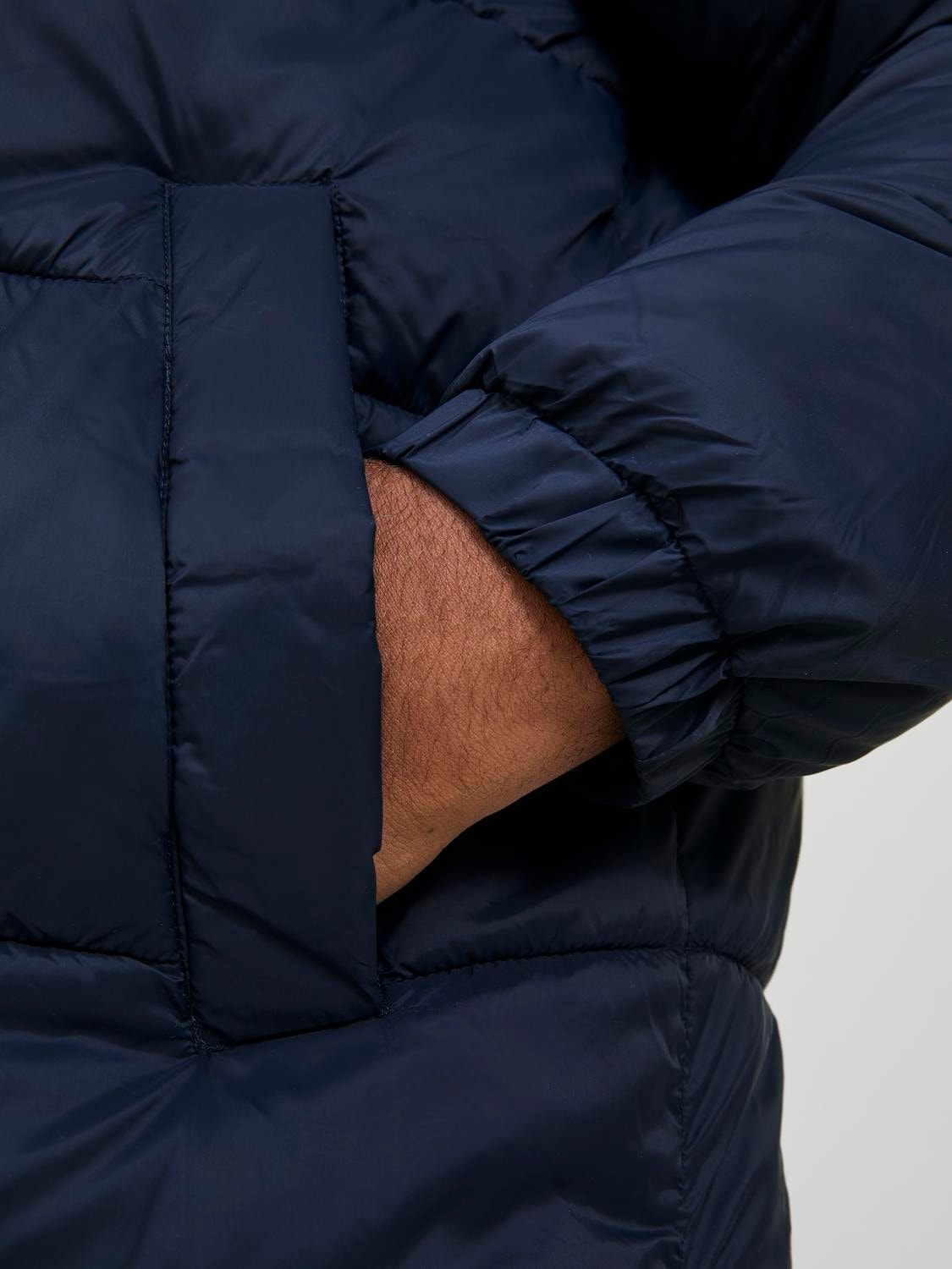 Jack & Jones Plus Size Puffer jacket -Navy Blazer - 12236356