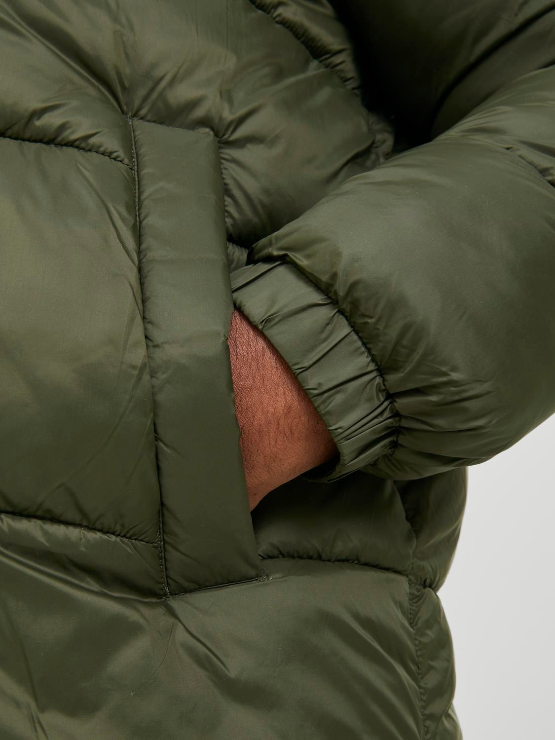 Jack & Jones Plus Size Puffer jacket -Rosin - 12236356