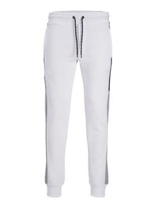 Jack & Jones Pantaloni in felpa Slim Fit -White - 12236372