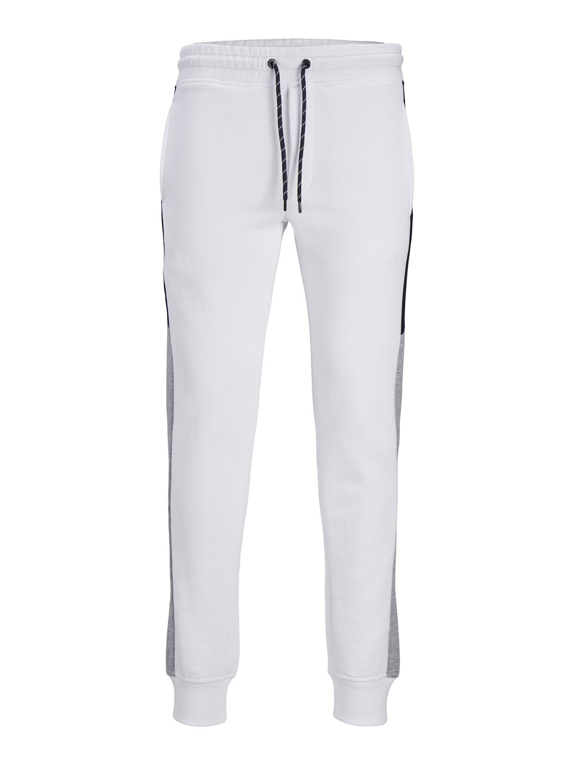 Buy Men White Stripe Casual Track Pants Online - 416164 | Peter England
