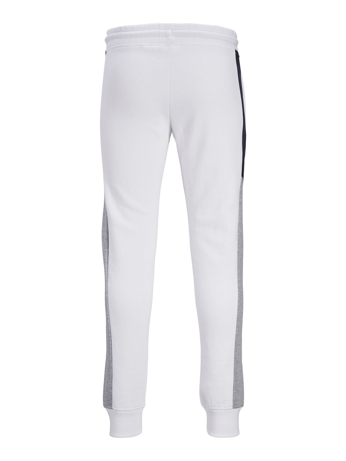 Nike white stripe discount joggers