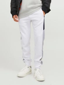 Jack & Jones Παντελόνι Slim Fit Φόρμα -White - 12236372