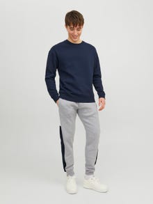 Jack & Jones Slim Fit Prakaituojančios kelnės -Light Grey Melange - 12236372