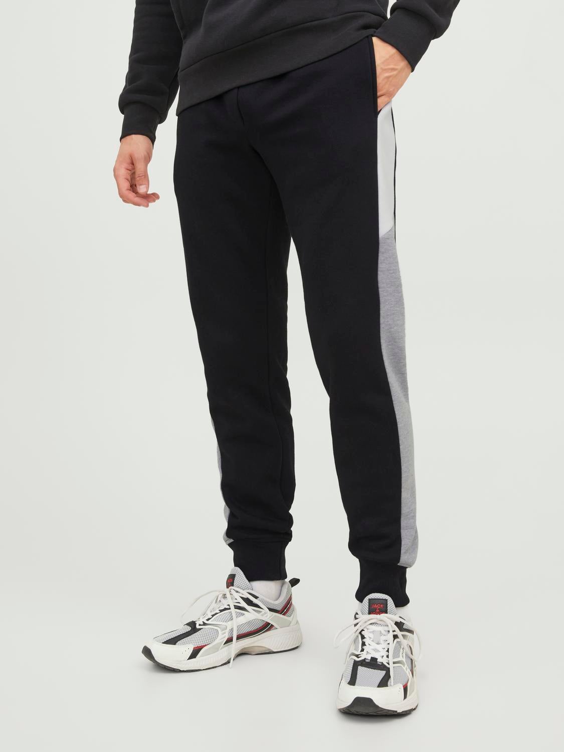 Black skinny fit discount joggers