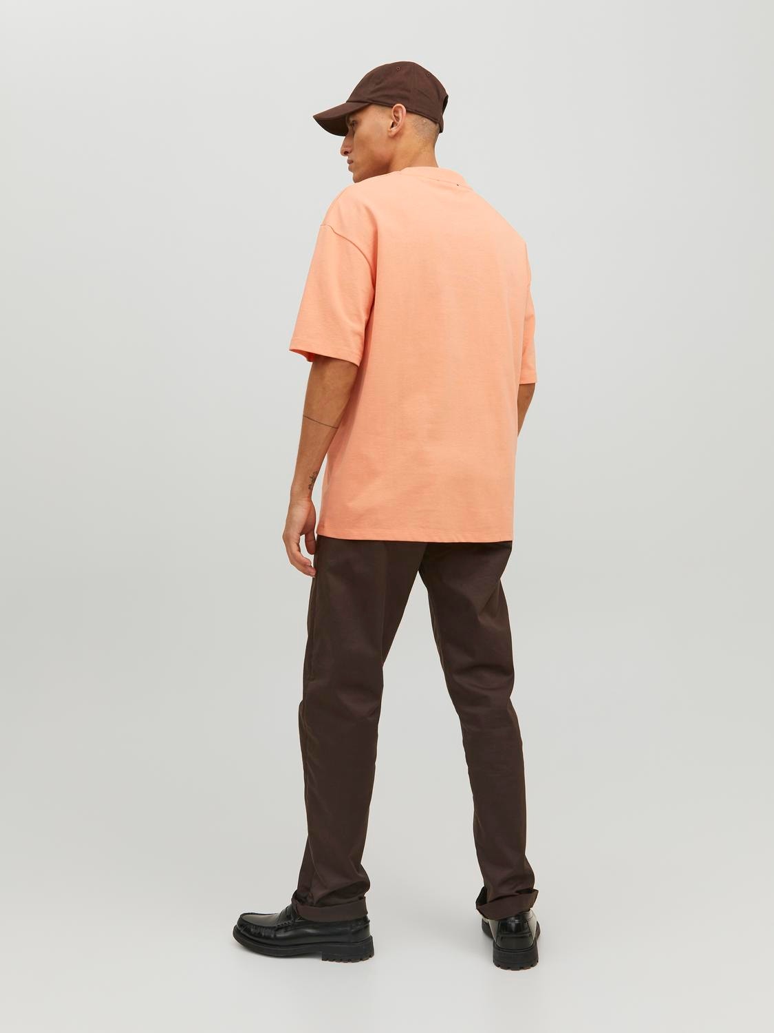 Jack & Jones T-shirt Estampar Decote Redondo -Shrimp - 12236394
