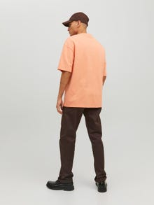 Jack & Jones T-shirt Estampar Decote Redondo -Shrimp - 12236394