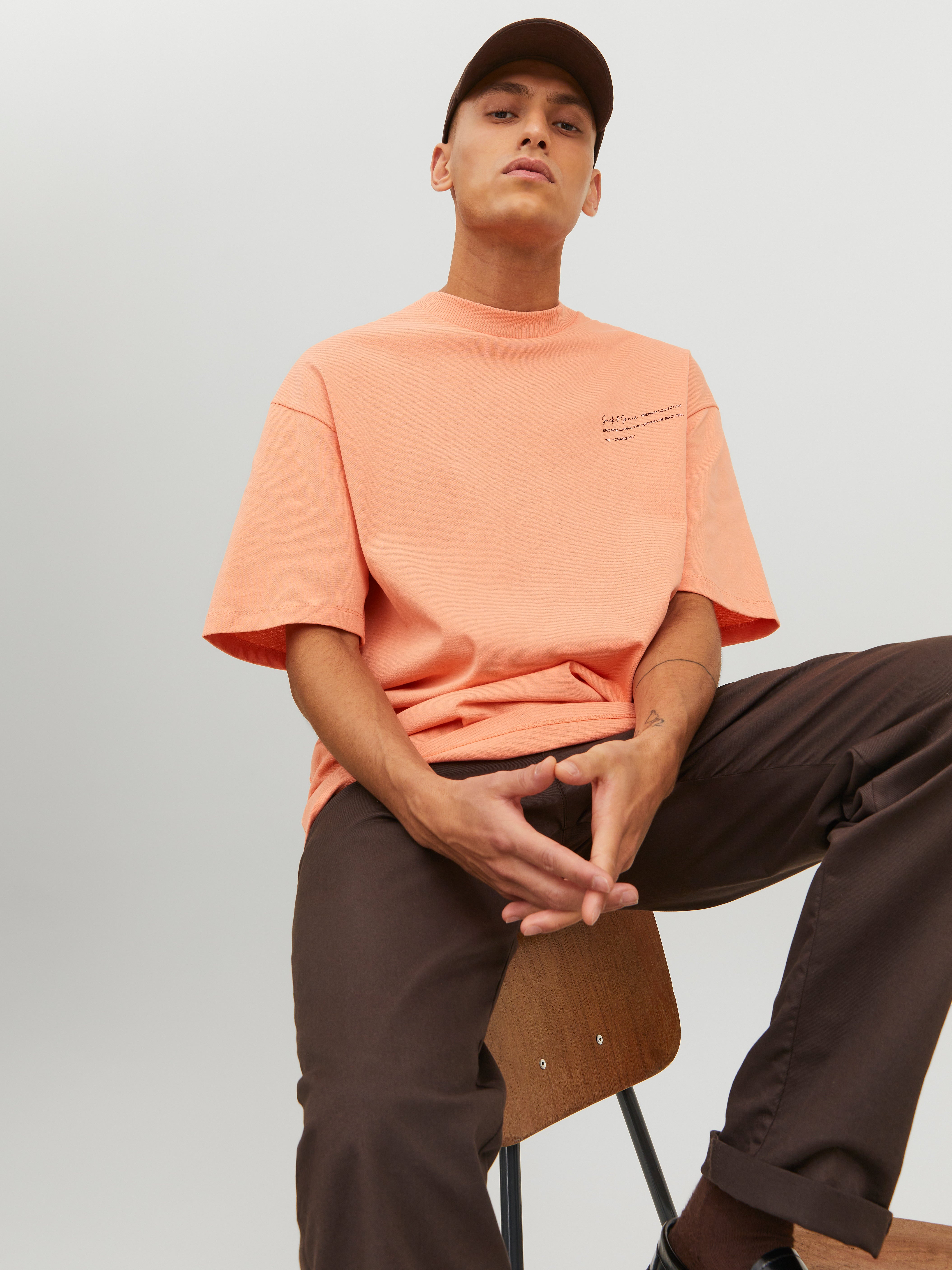 Jack & Jones Printed Crew neck T-shirt - 12236394