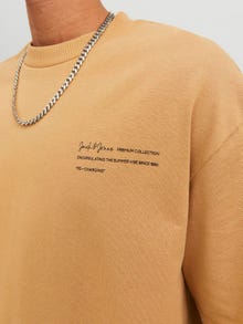 Jack & Jones Printed Crew neck T-shirt -Iced Coffee - 12236394