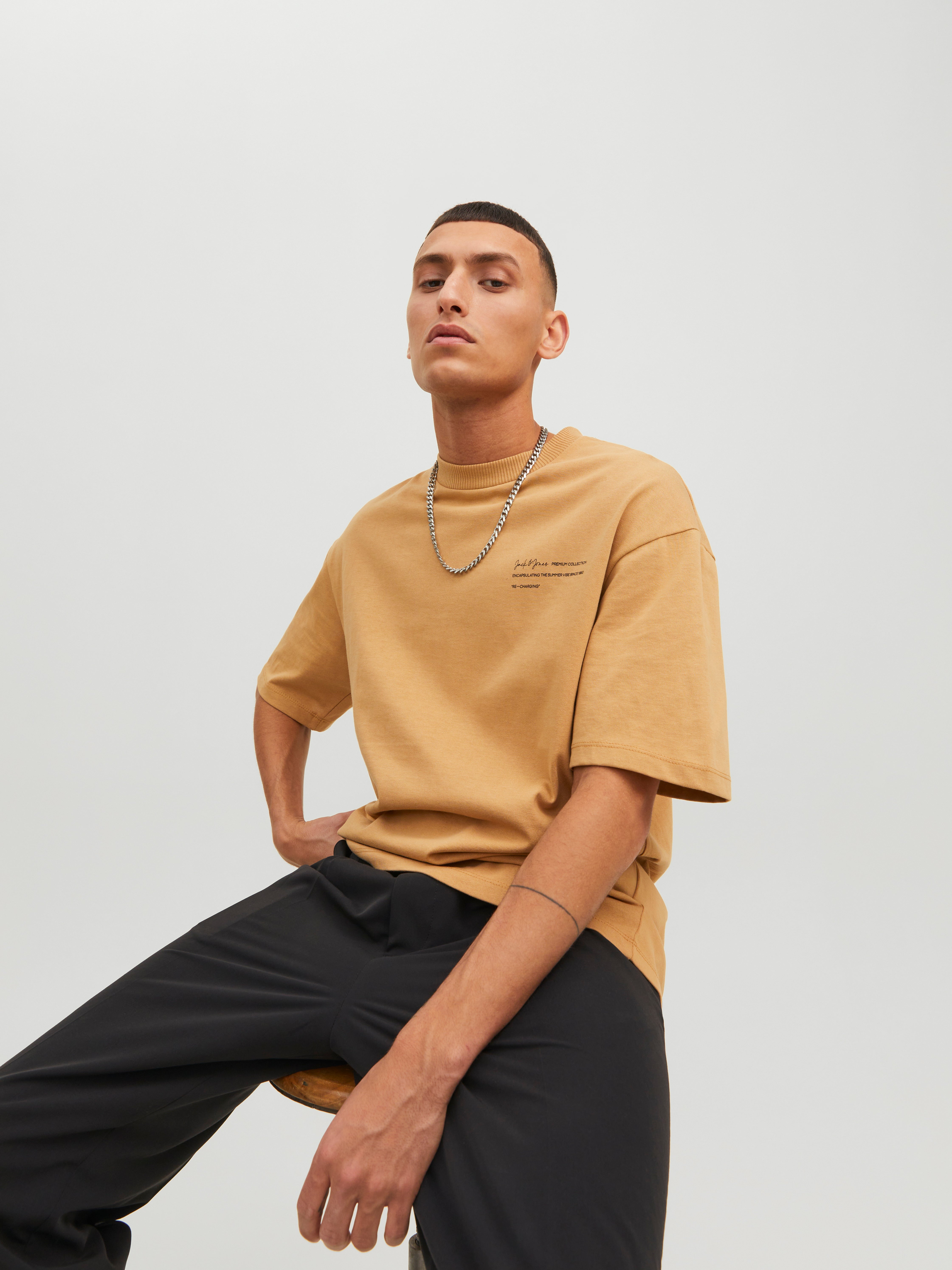 Jack & Jones Printed Crew neck T-shirt - 12236394