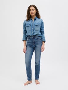 JJXX JXBERLIN SLIM HW JEANS C2044 DNM NOOS -Dark Blue Denim - 12236395