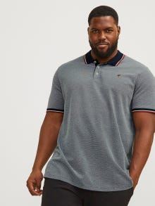 Jack & Jones Plus Size Einfarbig T-shirt -Mood Indigo - 12236435