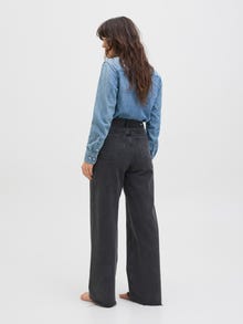 JJXX JXTOKYO WIDE RH HW JEANS R6054 DNM NOOS -Black Denim - 12236442