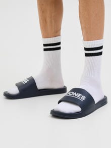 Jack & Jones Pooltofflor -Anthracite - 12236477