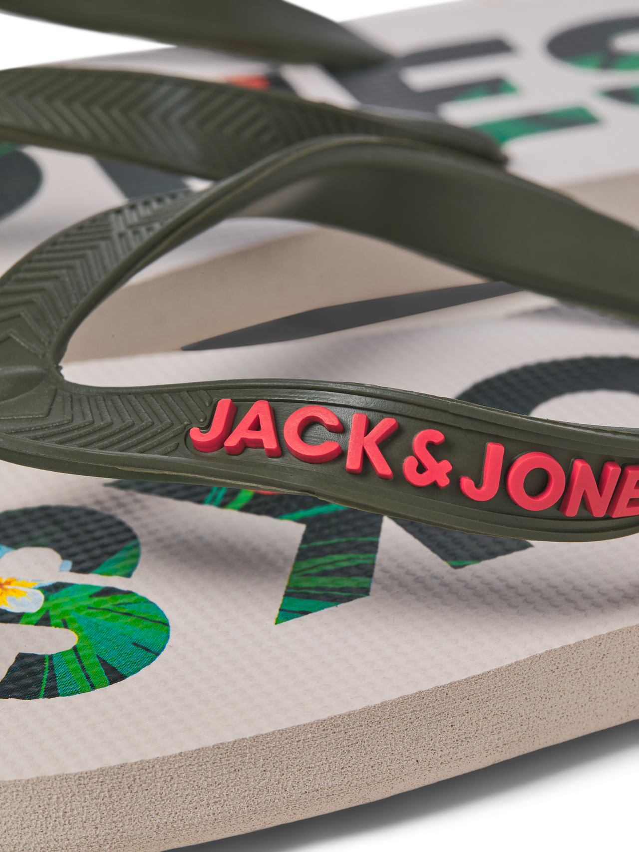 Jack & Jones Flip-flop papucs Ifjúsági -Olive Night - 12236507