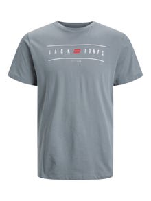 Jack & Jones Logo Crew neck T-shirt -Sedona Sage - 12236510