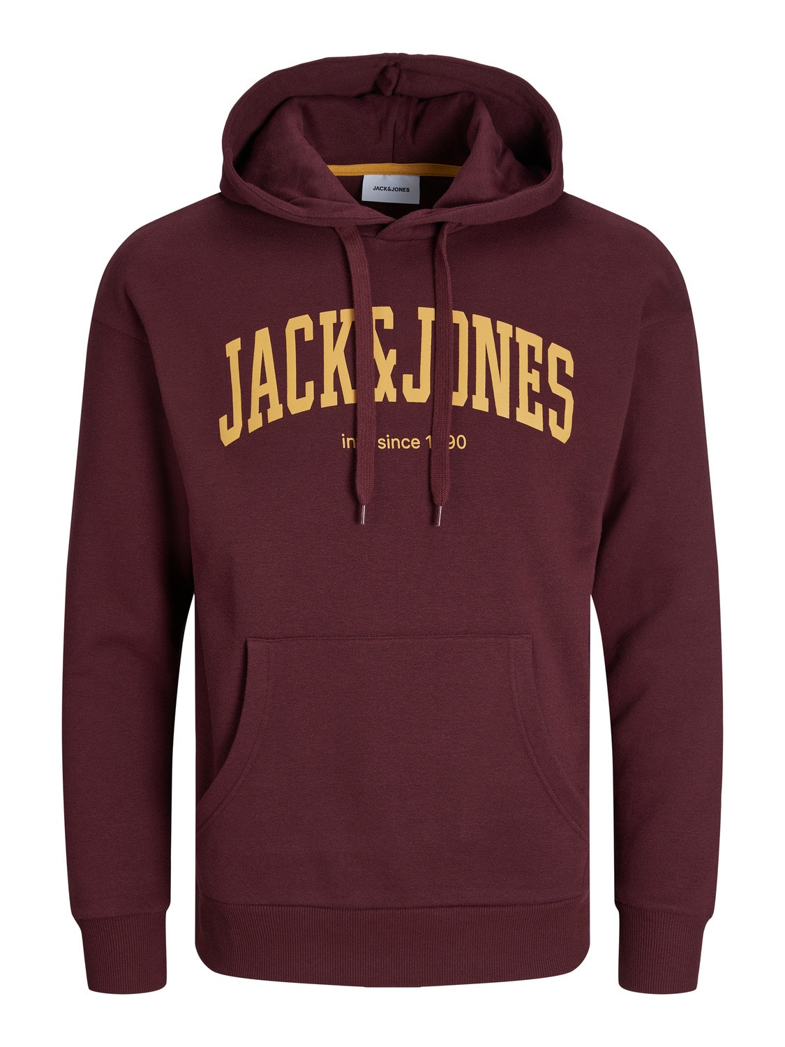Jack & Jones Logotipas Megztinis su gobtuvu -Port Royale - 12236513