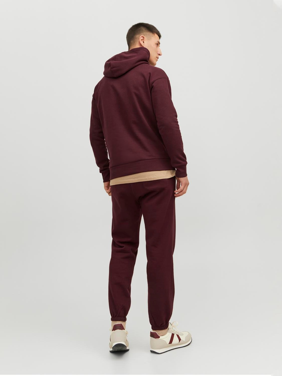 Jack & Jones Logo Hoodie -Port Royale - 12236513