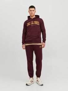 Jack & Jones Logo Hoodie -Port Royale - 12236513