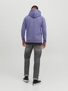 Jack & Jones Hoodie Logo -Twilight Purple - 12236513