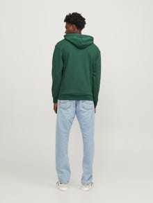 Jack & Jones Hoodie Logo -Dark Green - 12236513