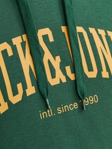 Jack & Jones Logó Kapucnis felső -Dark Green - 12236513