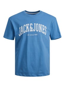 Jack & Jones Logo Ümmargune kaelus T-särk -Pacific Coast - 12236514