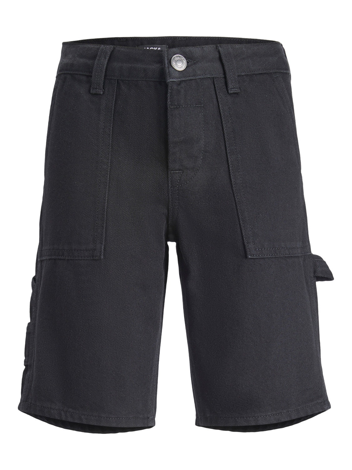 Jack & Jones Loose Fit Cargo Shorts Für jungs -Black Denim - 12236525