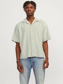 Jack & Jones Ensfarvet T-shirt -Green Tint - 12236581
