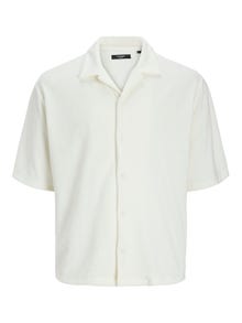 Jack & Jones Enfärgat Polo T-shirt -Snow White - 12236581