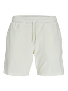 Jack & Jones Relaxed Fit Sweatstof shorts -Snow White - 12236582