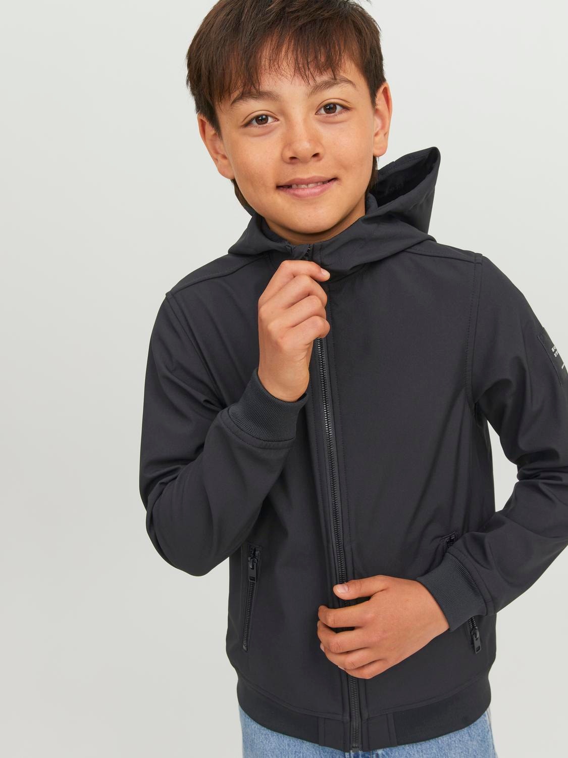 Jack & Jones Casaco Softshell Para meninos -Black - 12236738