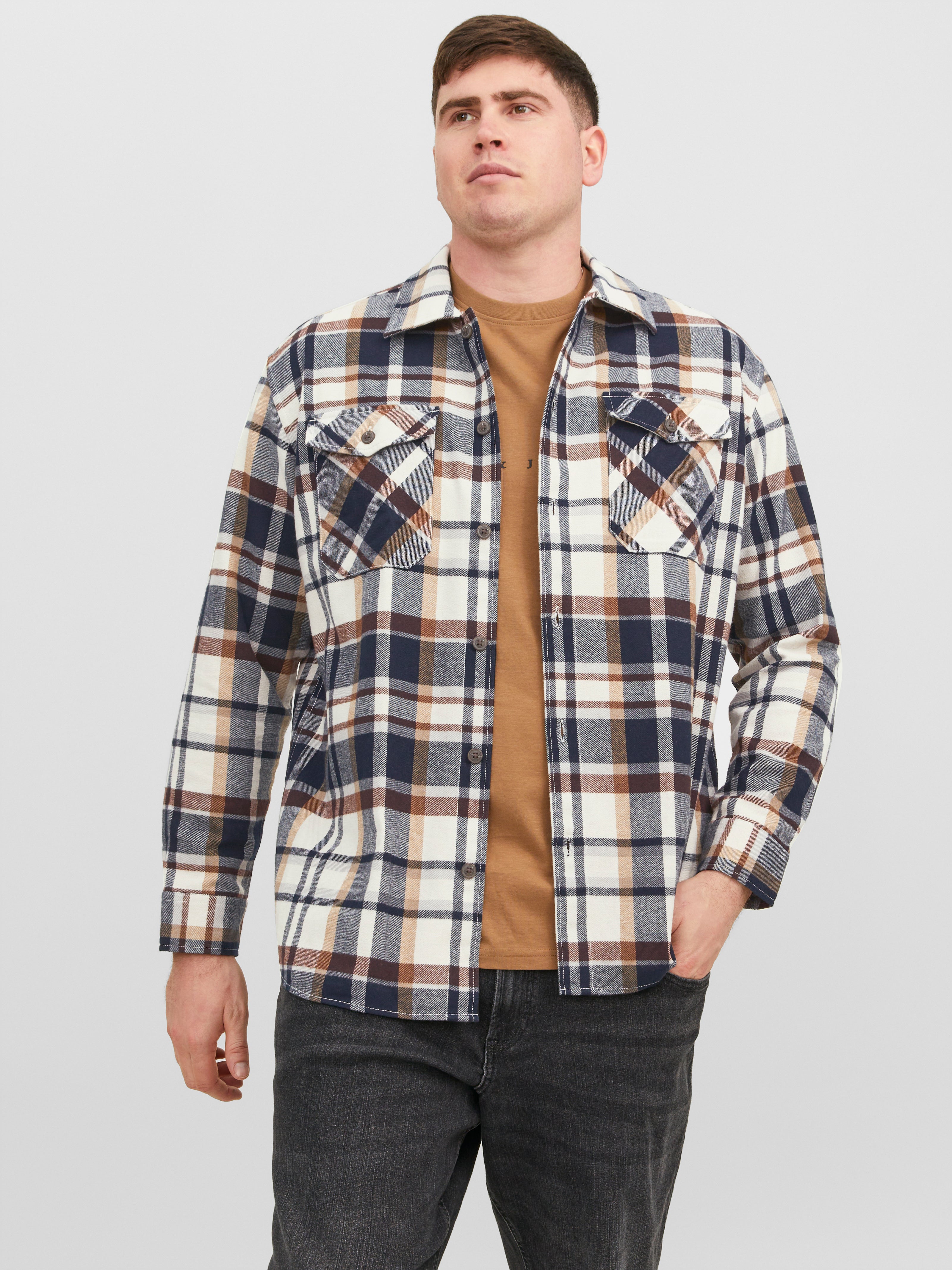 Jack & Jones Plus Size Comfort Fit Overshirt - 12236741