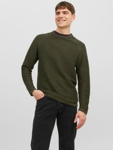 Jack & Jones Meliert Strickpullover mit Rundhals -Rosin - 12236772